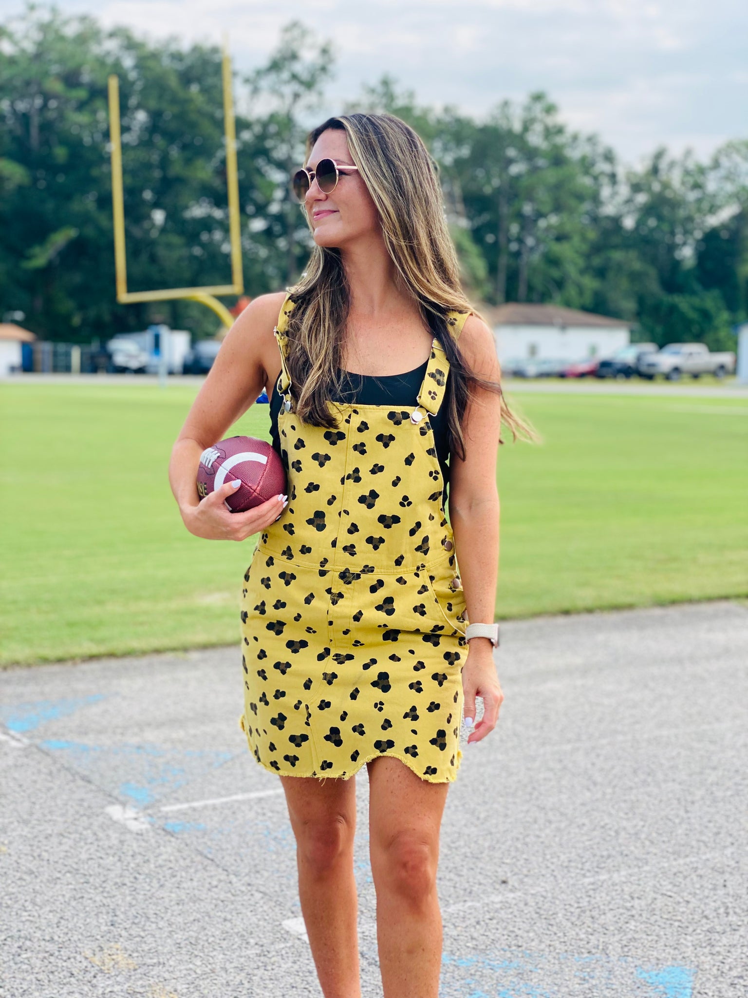 Mustard Leopard Dress