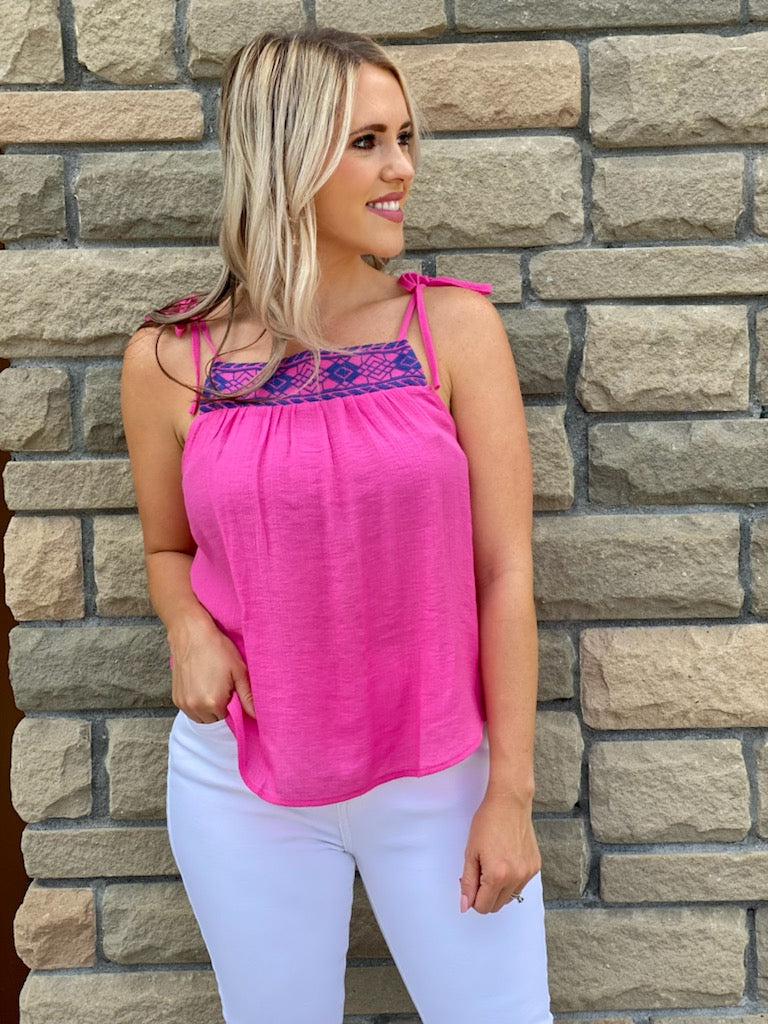 Pink Girls Day Top