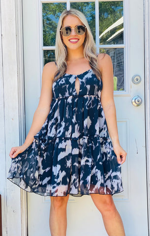 Megan Tiered Mini Dress