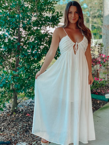 Pure Love Off White Maxi Dress